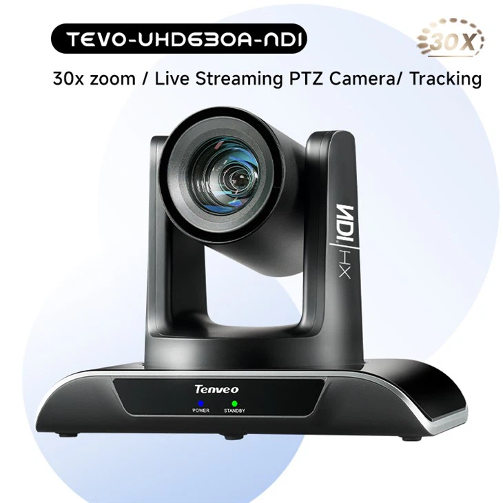 Camera phát sóng trực tiếp có zoom quang học 30X với NDI TEVO-VHD30N-NDI