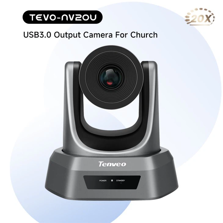 Máy quay video thu phóng quang PTZ 20x để theo dõi AI phát trực tiếp-