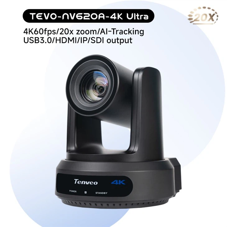 TEVO-Camera hội nghị video thu phóng quang học 20x NV620A-4K